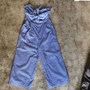 ASOS Blue PinStripe Jumpsuit